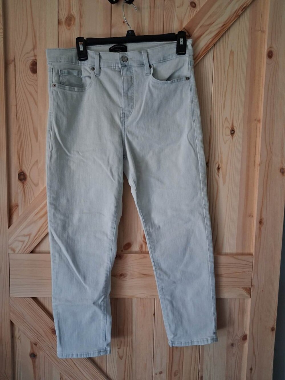 Banana Republic High Rise Slim Jeans 31/12 Petite Light Wash Denim